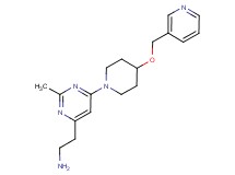(2-{2-methyl-6-[4-(pyridin-3-ylmethoxy)piperidin-1-yl]pyrimidin-4-yl}ethyl)amine