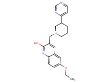 6-ethoxy-3-{[3-(4-pyrimidinyl)-1-piperidinyl]methyl}-2-quinolinol