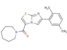 3-(1-azepanylcarbonyl)-6-(2,5-dimethylphenyl)imidazo[2,1-b][1,3]thiazole