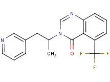 3-(1-methyl-2-pyridin-3-ylethyl)-5-(trifluoromethyl)quinazolin-4(3H)-one
