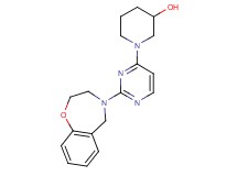 1-[2-(2,3-dihydro-1,4-benzoxazepin-4(5H)-yl)pyrimidin-4-yl]piperidin-3-ol
