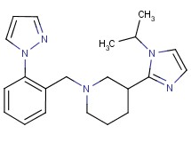 3-(1-isopropyl-1H-imidazol-2-yl)-1-[2-(1H-pyrazol-1-yl)benzyl]piperidine