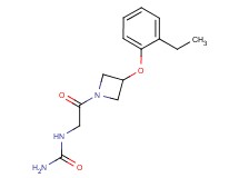 N-{2-[3-(2-ethylphenoxy)-1-azetidinyl]-2-oxoethyl}urea
