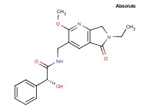 (2R)-N-[(6-ethyl-2-methoxy-5-oxo-6,7-dihydro-5H-pyrrolo[3,4-b]pyridin-3-yl)methyl]-2-hydroxy-2-phenylacetamide