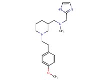 (1H-imidazol-2-ylmethyl)({1-[2-(4-methoxyphenyl)ethyl]-3-piperidinyl}methyl)methylamine