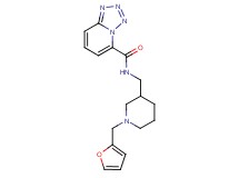 N-{[1-(2-furylmethyl)piperidin-3-yl]methyl}tetrazolo[1,5-a]pyridine-5-carboxamide