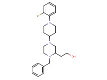 2-{1-benzyl-4-[1-(2-fluorophenyl)-4-piperidinyl]-2-piperazinyl}ethanol