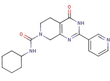 N-cyclohexyl-4-oxo-2-pyridin-3-yl-4,5,6,8-tetrahydropyrido[3,4-d]pyrimidine-7(3H)-carboxamide