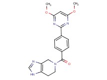 5-[4-(4,6-dimethoxypyrimidin-2-yl)benzoyl]-4,5,6,7-tetrahydro-1H-imidazo[4,5-c]pyridine