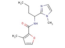 3-methyl-N-[1-(1-methyl-1H-imidazol-2-yl)butyl]-2-furamide
