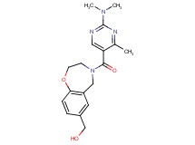 (4-{[2-(dimethylamino)-4-methyl-5-pyrimidinyl]carbonyl}-2,3,4,5-tetrahydro-1,4-benzoxazepin-7-yl)methanol