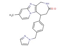 9-methyl-5-[4-(1H-pyrazol-1-ylmethyl)phenyl]-1,2,4,5-tetrahydro-3H-pyrido[1',2':1,2]imidazo[4,5-c]azepin-3-one