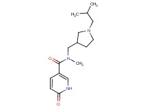N-[(1-isobutylpyrrolidin-3-yl)methyl]-N-methyl-6-oxo-1,6-dihydropyridine-3-carboxamide