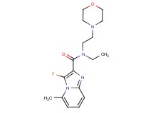 N-ethyl-3-fluoro-5-methyl-N-(2-morpholin-4-ylethyl)imidazo[1,2-a]pyridine-2-carboxamide