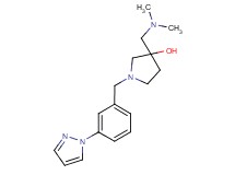 3-[(dimethylamino)methyl]-1-[3-(1H-pyrazol-1-yl)benzyl]-3-pyrrolidinol