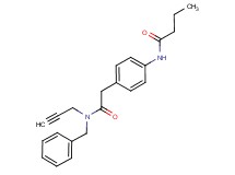 N-(4-{2-[benzyl(prop-2-yn-1-yl)amino]-2-oxoethyl}phenyl)butanamide