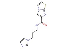 N-[3-(1H-imidazol-1-yl)propyl]imidazo[2,1-b][1,3]thiazole-6-carboxamide
