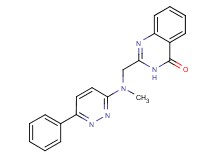 2-{[methyl(6-phenyl-3-pyridazinyl)amino]methyl}-4(3H)-quinazolinone