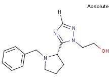 2-{5-[(2S)-1-benzylpyrrolidin-2-yl]-1H-1,2,4-triazol-1-yl}ethanol