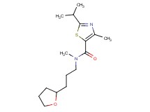 2-isopropyl-N,4-dimethyl-N-[3-(tetrahydro-2-furanyl)propyl]-1,3-thiazole-5-carboxamide
