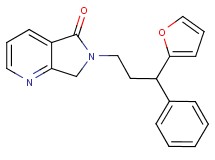 6-[3-(2-furyl)-3-phenylpropyl]-6,7-dihydro-5H-pyrrolo[3,4-b]pyridin-5-one