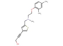 3-(5-{[[2-(2,4-dimethylphenoxy)ethyl](methyl)amino]methyl}-3-thienyl)prop-2-yn-1-ol