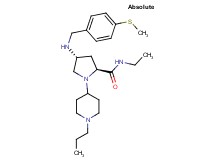 (4R)-N-ethyl-4-{[4-(methylthio)benzyl]amino}-1-(1-propyl-4-piperidinyl)-L-prolinamide
