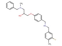 1-[benzyl(methyl)amino]-3-(4-{[(3-fluoro-4-methylbenzyl)amino]methyl}phenoxy)-2-propanol