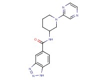 N-(1-pyrazin-2-ylpiperidin-3-yl)-1H-1,2,3-benzotriazole-5-carboxamide