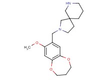 2-[(8-methoxy-3,4-dihydro-2H-1,5-benzodioxepin-7-yl)methyl]-2,7-diazaspiro[4.5]decane dihydrochloride