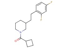 1-(cyclobutylcarbonyl)-3-[2-(2,4-difluorophenyl)ethyl]piperidine