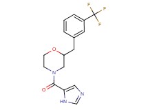4-(1H-imidazol-5-ylcarbonyl)-2-[3-(trifluoromethyl)benzyl]morpholine
