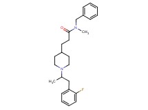 N-benzyl-3-{1-[2-(2-fluorophenyl)-1-methylethyl]-4-piperidinyl}-N-methylpropanamide