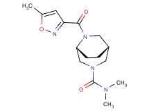 (1R*,5R*)-N,N-dimethyl-6-[(5-methyl-3-isoxazolyl)carbonyl]-3,6-diazabicyclo[3.2.2]nonane-3-carboxamide