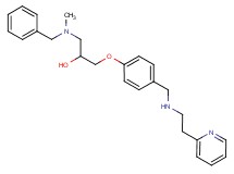 1-[benzyl(methyl)amino]-3-[4-({[2-(2-pyridinyl)ethyl]amino}methyl)phenoxy]-2-propanol