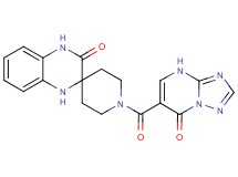 1-[(7-oxo-4,7-dihydro[1,2,4]triazolo[1,5-a]pyrimidin-6-yl)carbonyl]-1',4'-dihydro-3'H-spiro[piperidine-4,2'-quinoxalin]-3'-one