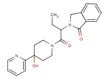 2-(1-{[4-hydroxy-4-(2-pyridinyl)-1-piperidinyl]carbonyl}propyl)-1-isoindolinone trifluoroacetate (salt)