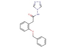 2-[2-(benzyloxy)phenyl]-N-4H-1,2,4-triazol-4-ylacetamide
