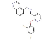1-[2-(2,4-difluorophenoxy)-3-pyridinyl]-N-(5-isoquinolinylmethyl)methanamine