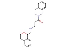 (3,4-dihydro-1H-isochromen-1-ylmethyl)[3-(3,4-dihydroisoquinolin-2(1H)-yl)-3-oxopropyl]amine