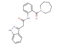 N-[2-(azepan-1-ylcarbonyl)phenyl]-2-(1H-indazol-3-yl)acetamide