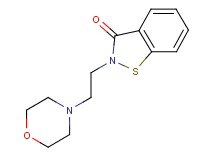 2-(2-morpholin-4-ylethyl)-1,2-benzisothiazol-3(2H)-one