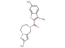 5-[(3,6-dimethyl-1-benzofuran-2-yl)carbonyl]-2-methyl-5,6,7,8-tetrahydro-4H-pyrazolo[1,5-a][1,4]diazepine