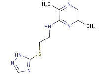 3,6-dimethyl-N-[2-(1H-1,2,4-triazol-5-ylthio)ethyl]-2-pyrazinamine