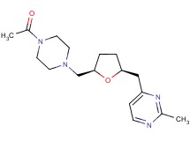 4-({(2S,5R)-5-[(4-acetylpiperazin-1-yl)methyl]tetrahydrofuran-2-yl}methyl)-2-methylpyrimidine