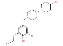 1'-(3-chloro-5-ethoxy-4-hydroxybenzyl)-1,4'-bipiperidin-4-ol