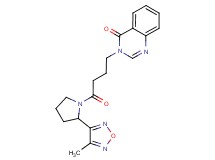 3-{4-[2-(4-methyl-1,2,5-oxadiazol-3-yl)pyrrolidin-1-yl]-4-oxobutyl}quinazolin-4(3H)-one
