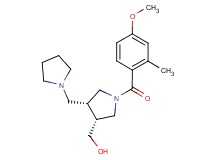 [(3R*,4R*)-1-(4-methoxy-2-methylbenzoyl)-4-(pyrrolidin-1-ylmethyl)pyrrolidin-3-yl]methanol