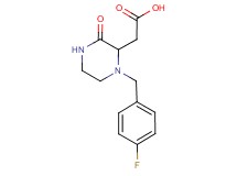 [1-(4-fluorobenzyl)-3-oxo-2-piperazinyl]acetic acid