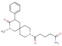 5-(2-methyl-3-oxo-4-phenyl-2,9-diazaspiro[5.5]undec-9-yl)-5-oxopentanamide